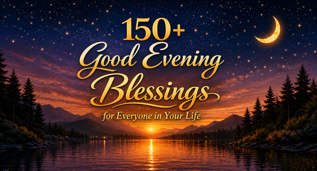 150+ Good Evening Blessings for Everyone in Your Life