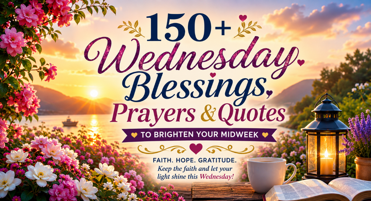 150+ Wednesday Blessings, Prayers & Quotes to Brighten Your Midweek