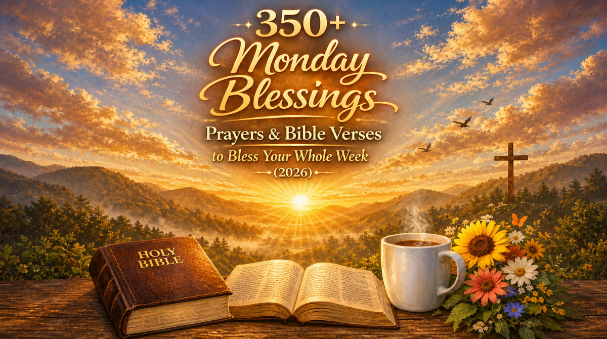 350+ Monday Blessings, Prayers & Bible Verses to Bless Your Whole Week (2026)