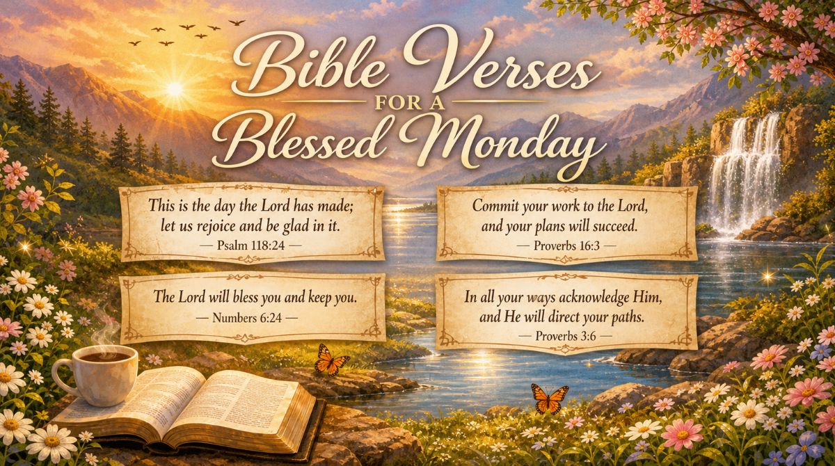 Bible Verses for a Blessed Monday