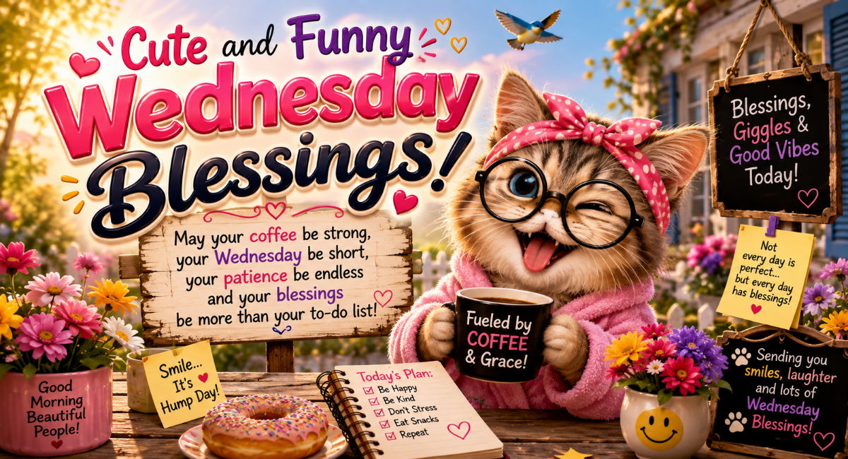 Cute and Funny Wednesday Blessings