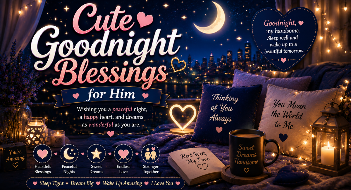 Cute Goodnight Blessings for Him