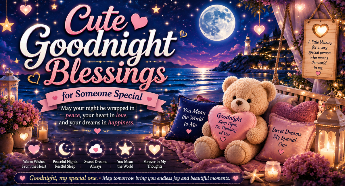 Cute Goodnight Blessings for Someone Special