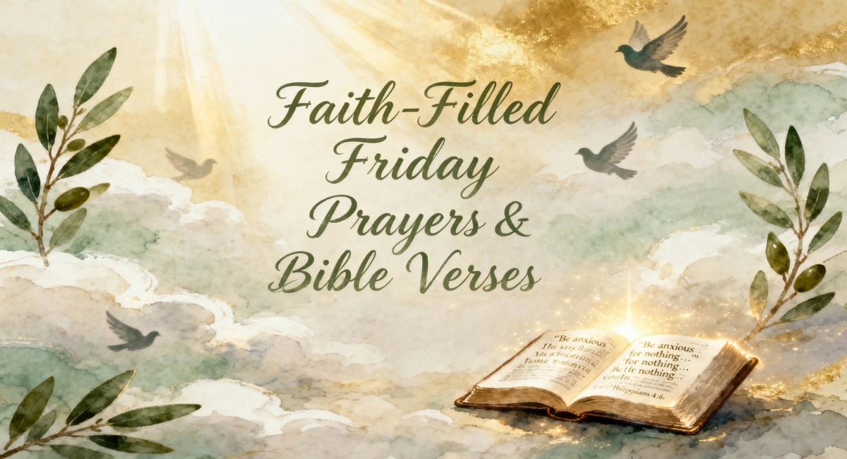 Faith-Filled Friday Prayers & Bible Verses for Friday
