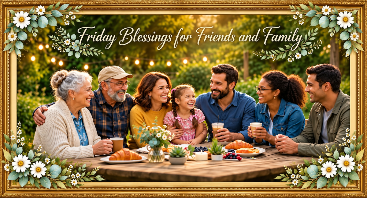 Friday Blessings for Friends and Family
