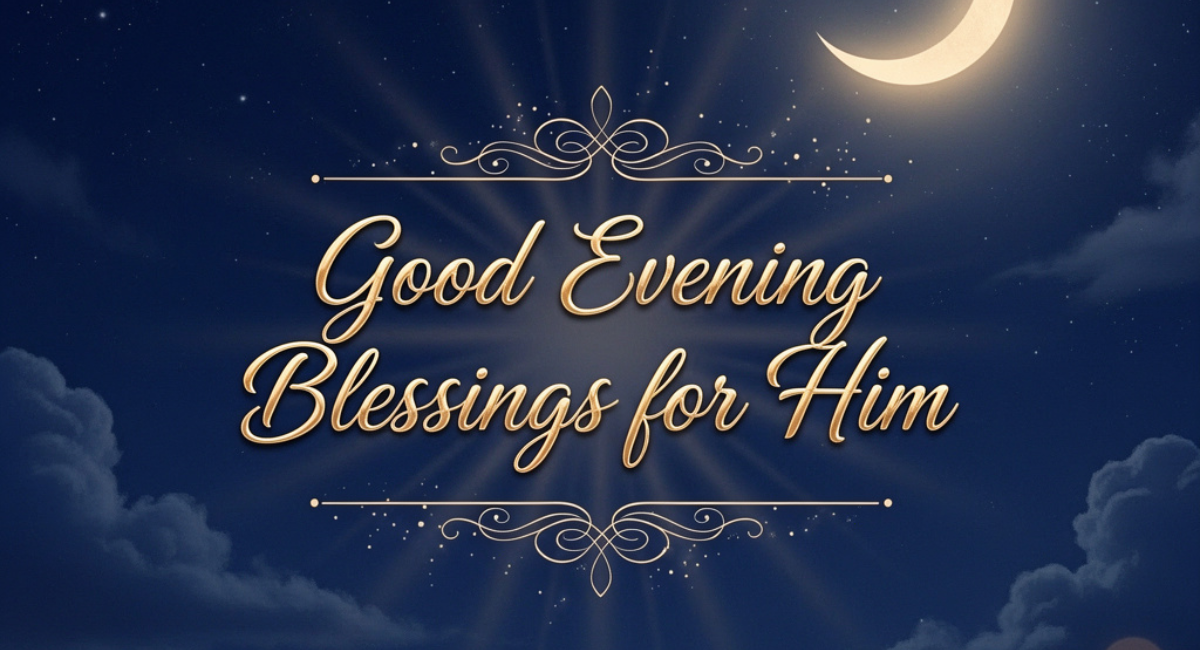 Good Evening Blessings for Him