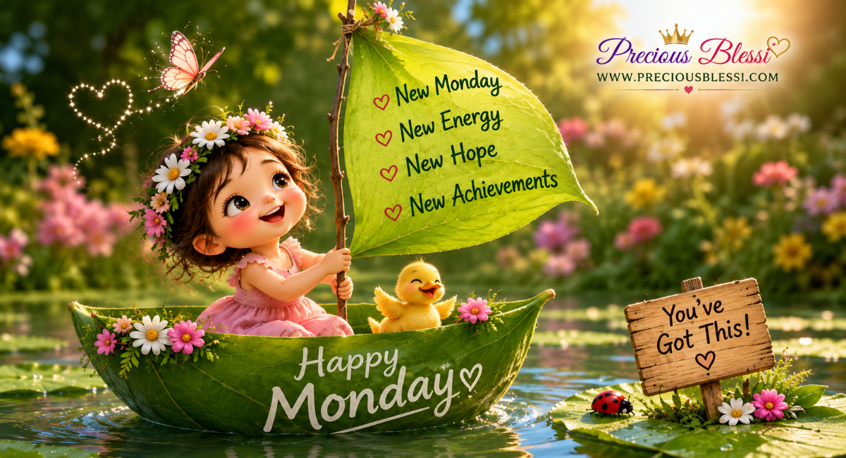 Happy and Blessed Monday Messages