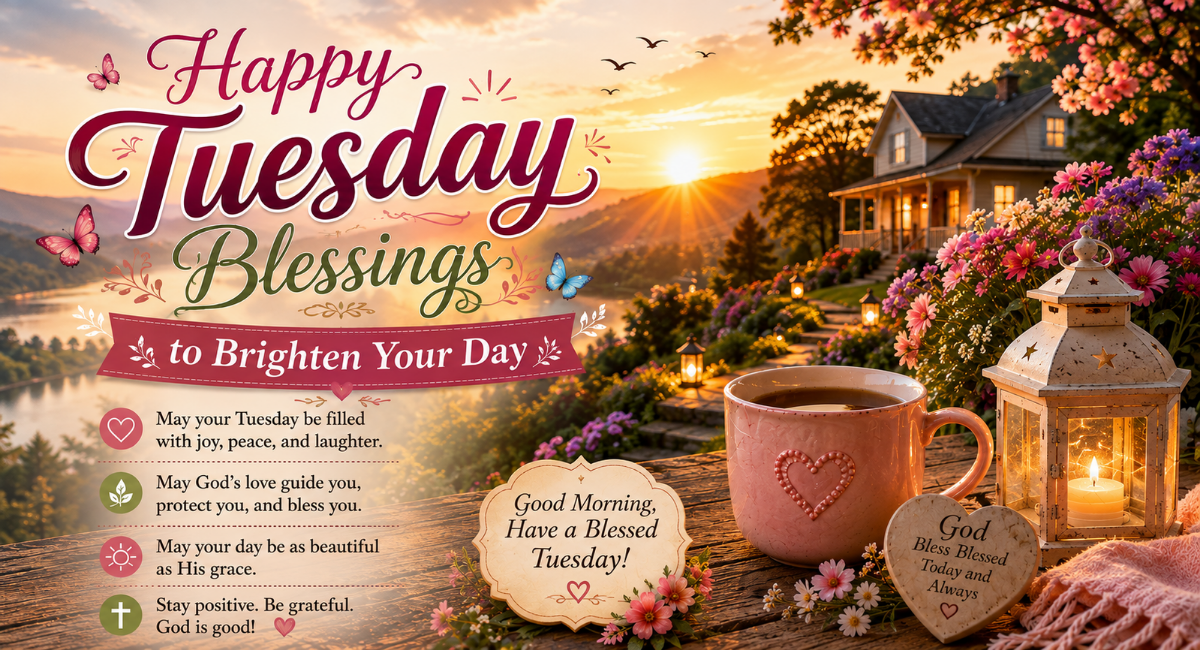Happy Tuesday Blessings to Brighten Your Day