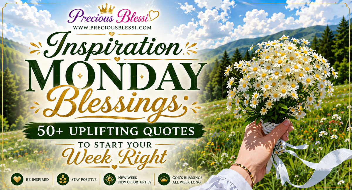 Inspiration Monday Blessings: 50+ Uplifting Quotes to Start Your Week Right
