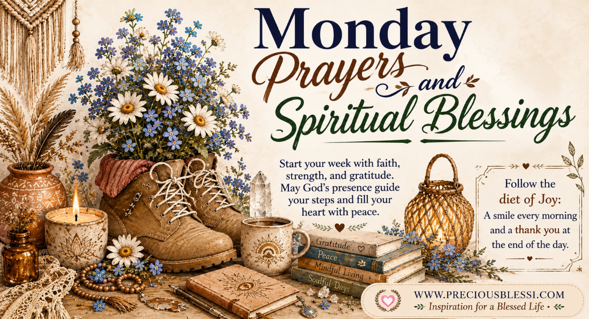 Monday Prayers and Spiritual Blessings