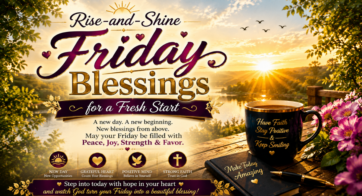Rise-and-Shine Friday Blessings for a Fresh Start