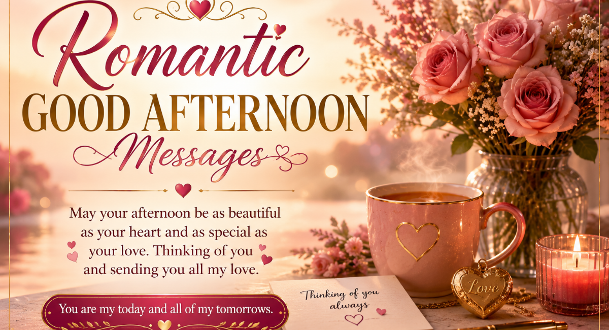 Romantic Good Afternoon Messages
