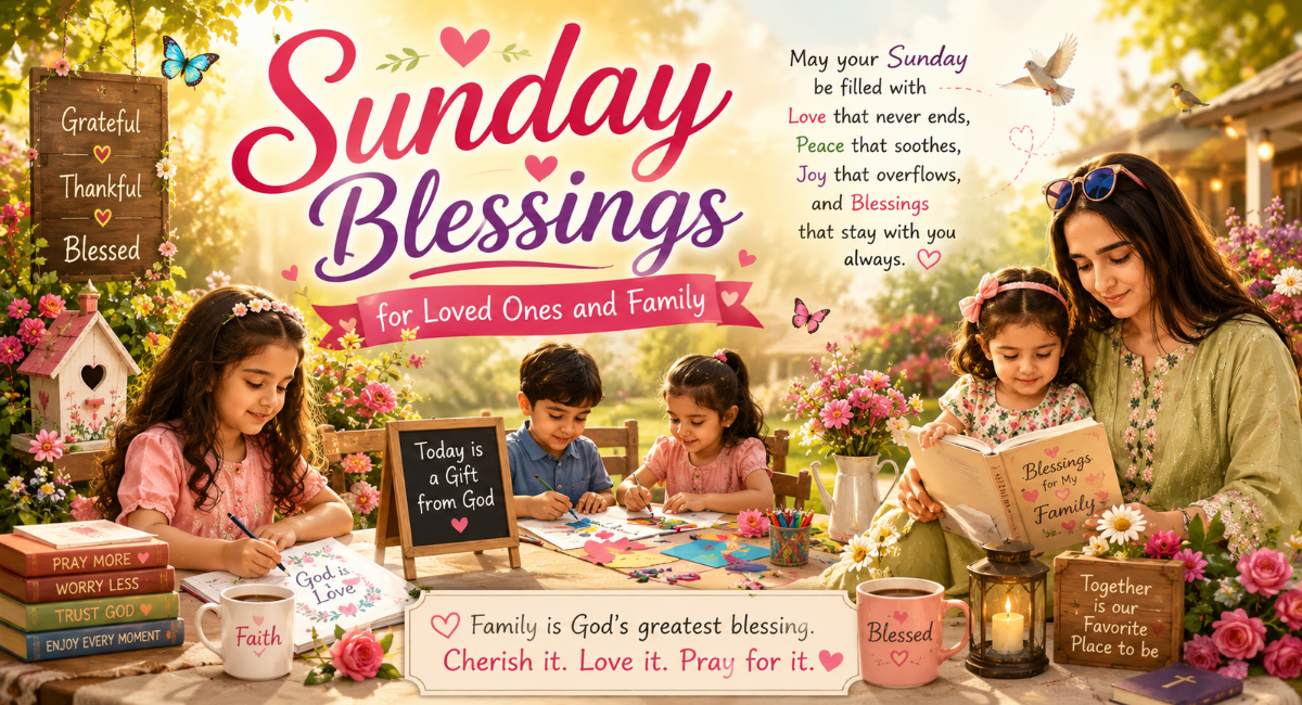 Sunday Blessings for Loved Ones and Family