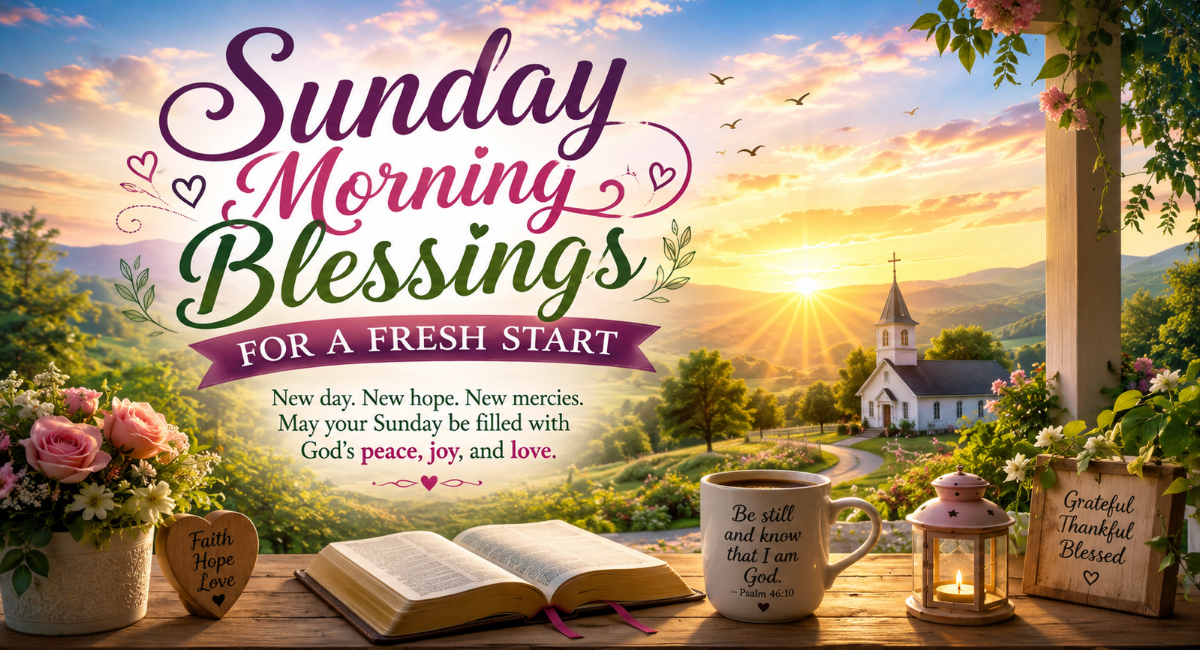 Sunday Morning Blessings for a Fresh Start