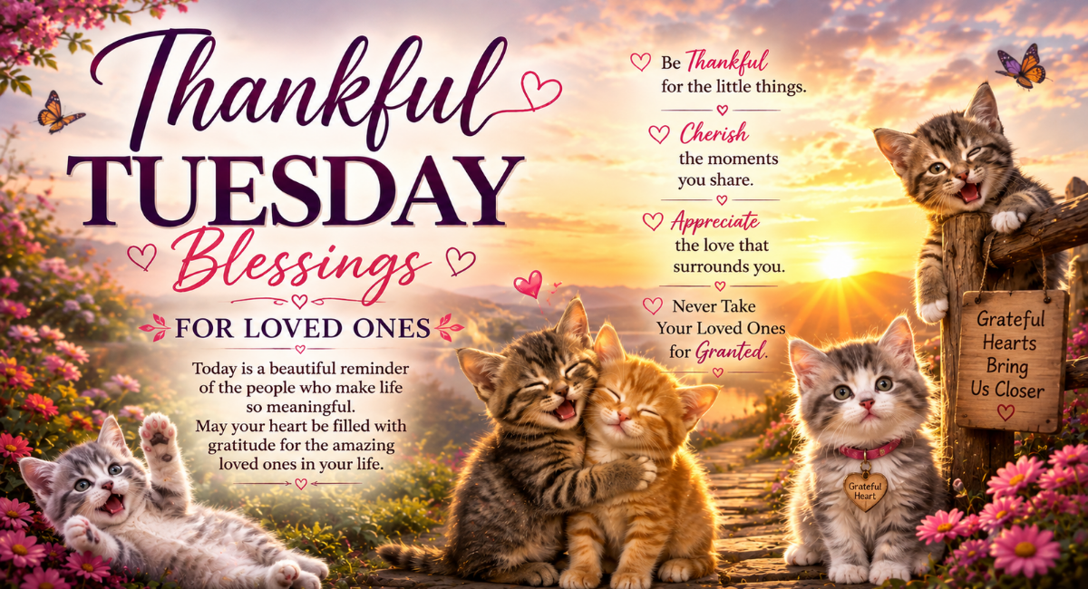 Thankful Tuesday Blessings for Loved Ones
