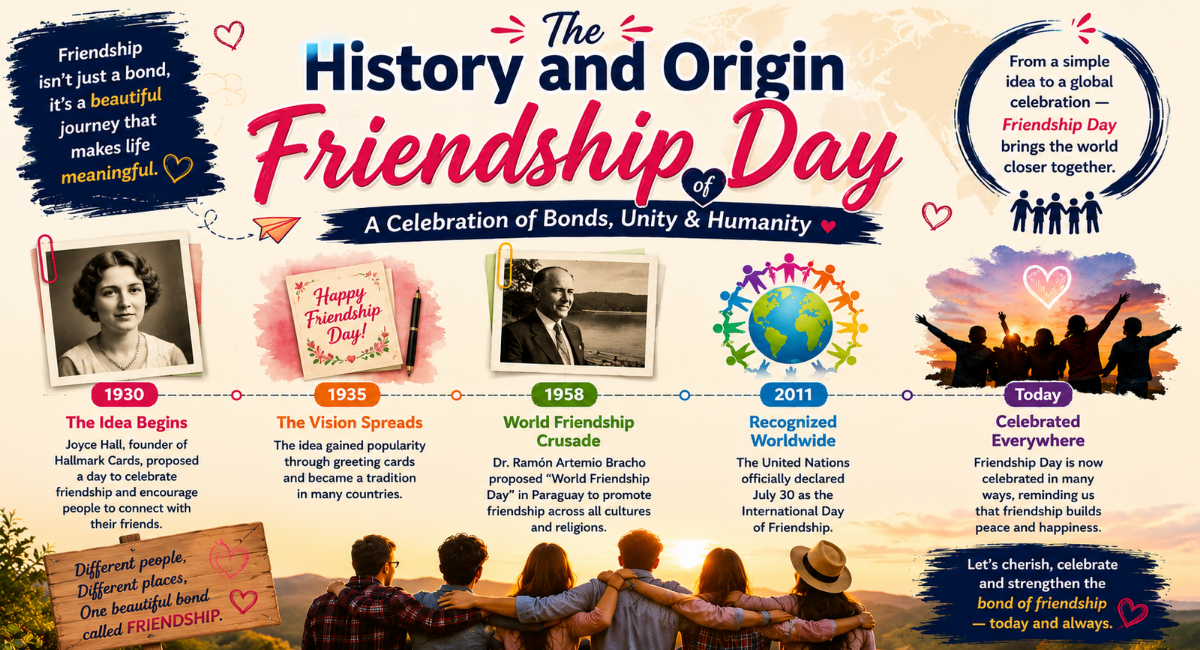The History and Origin of Friendship Day
