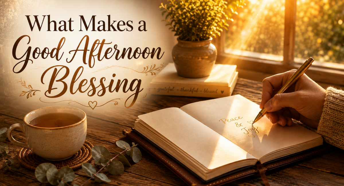 What Makes a Good Afternoon Blessing (and Why They Matter)
