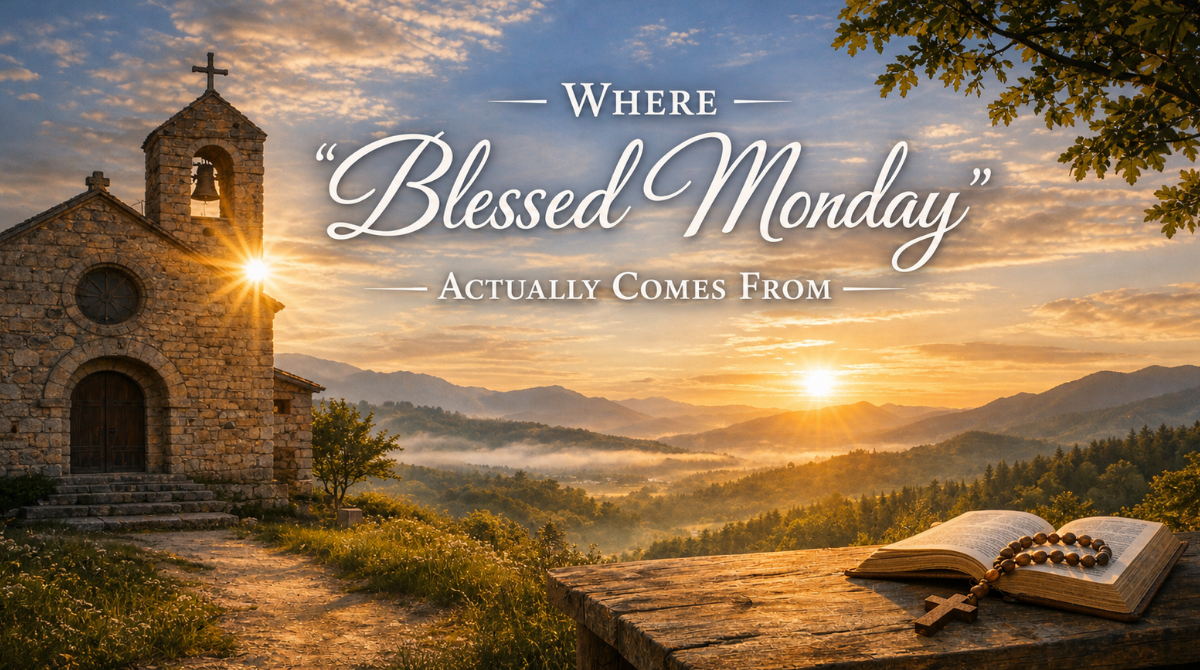 Where "Blessed Monday" Actually Comes From