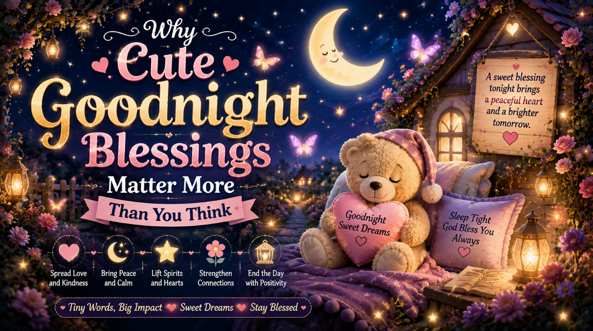 Why Cute Goodnight Blessings Matter More Than You Think
