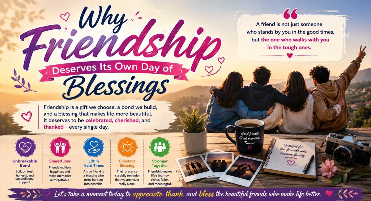 Why Friendship Deserves Its Own Day of Blessings
