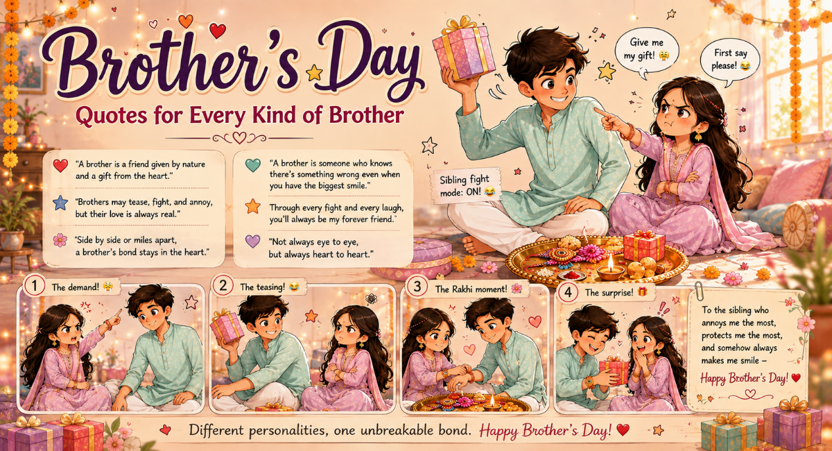 Brother's Day Quotes for Every Kind of Brother