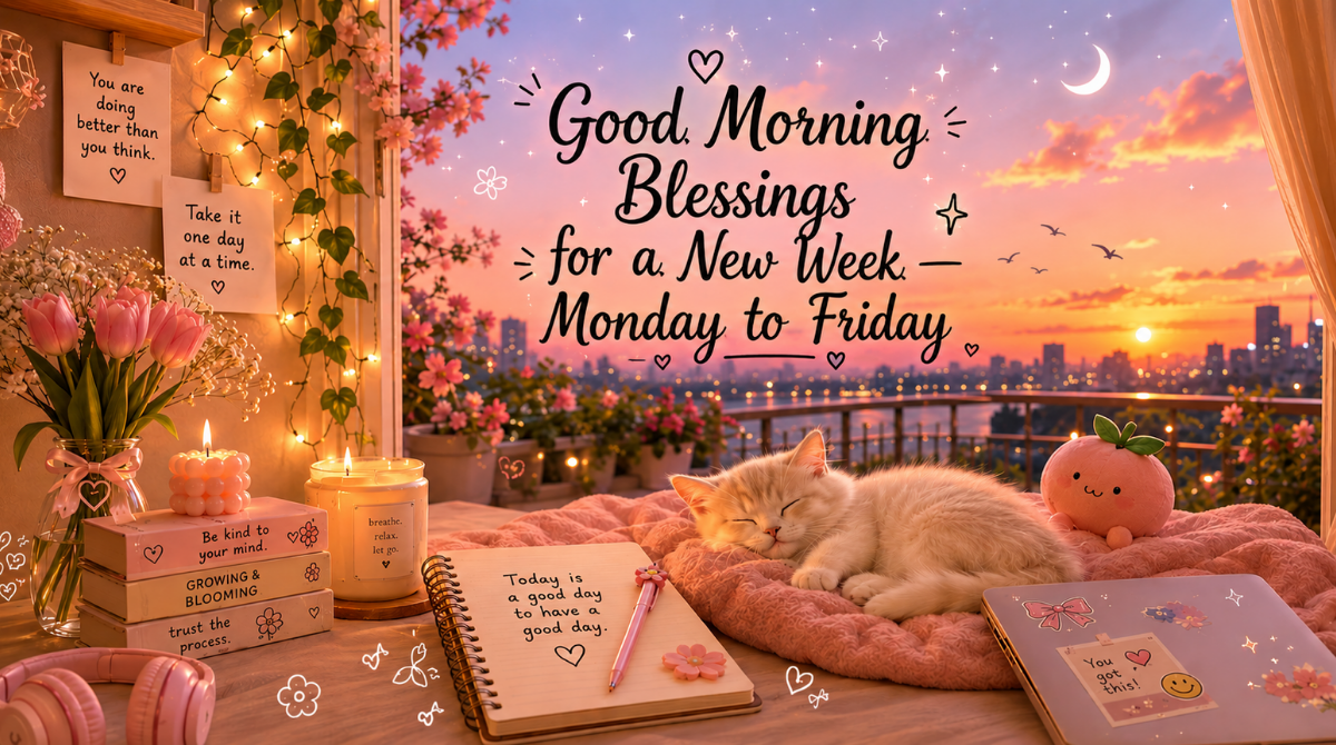 Good Morning Blessings for a New Week — Monday to Friday