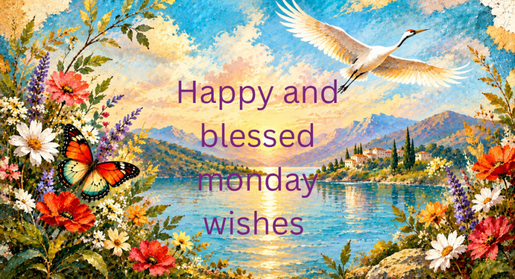 happy and blessed monday wishes