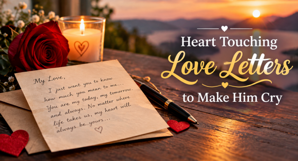 Heart Touching Love Letters to Make Him Cry