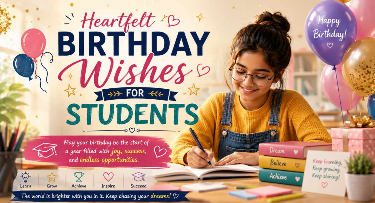 Heartfelt Birthday Wishes for Students