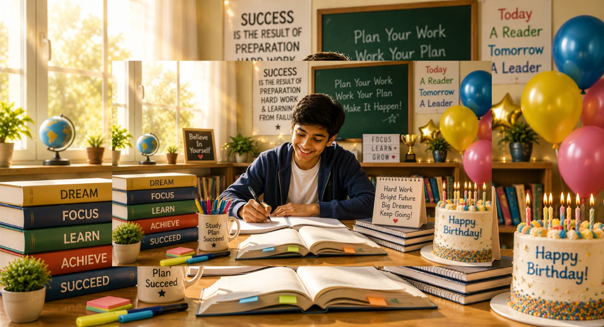 Inspirational Birthday Wishes for Students
