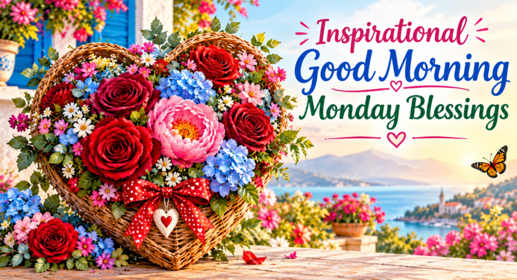 Inspirational Good Morning Monday Blessings