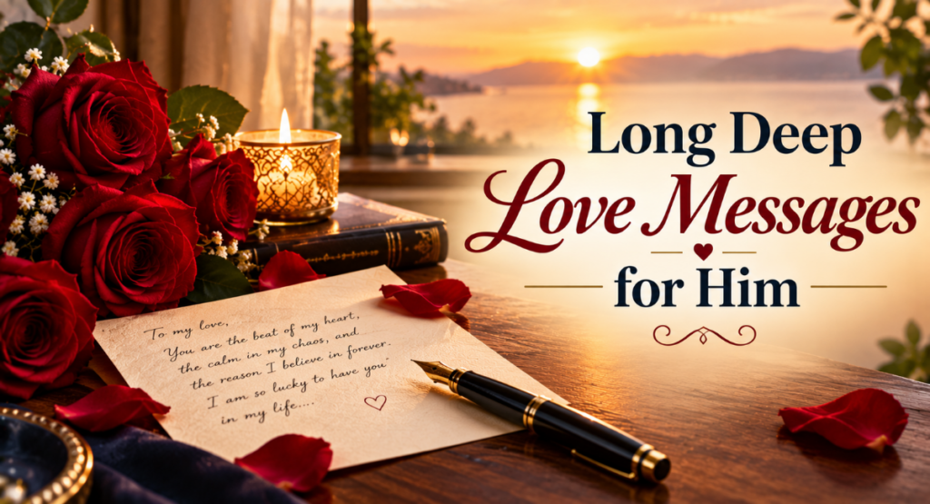 Long Deep Love Messages for Him
