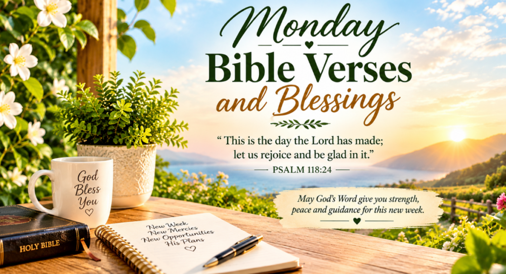 Monday Bible Verses and Blessings
