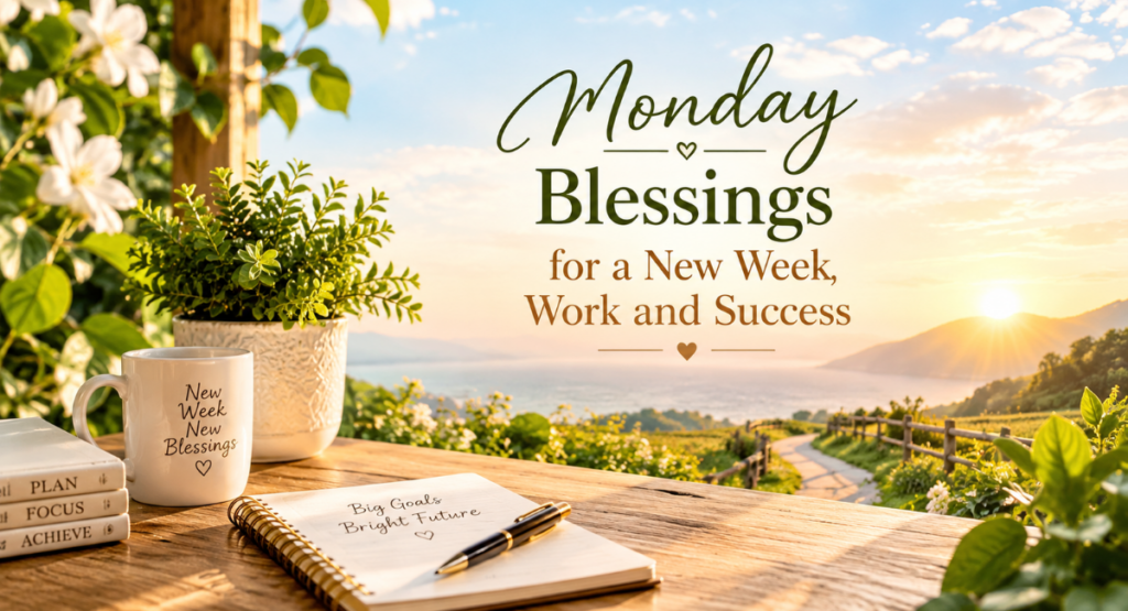 Monday Blessings for a New Week, Work and Success