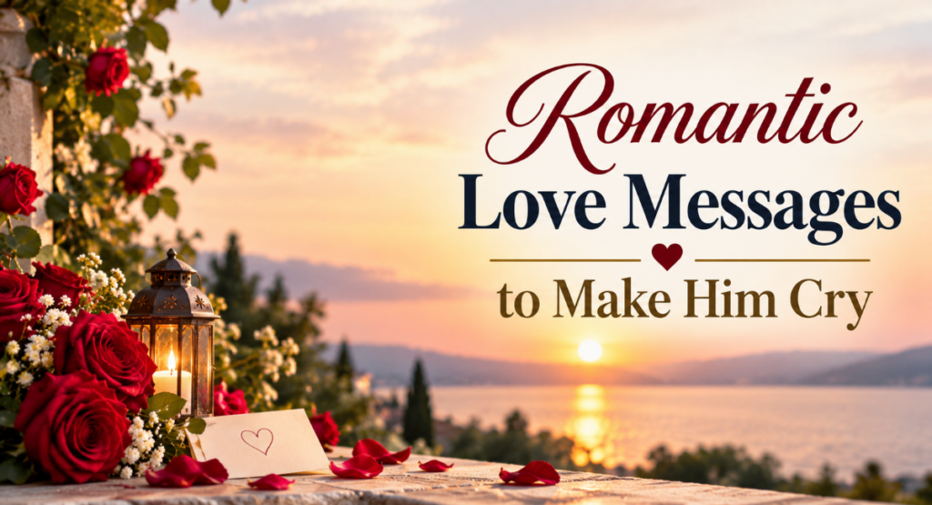 Romantic Love Messages to Make Him Cry