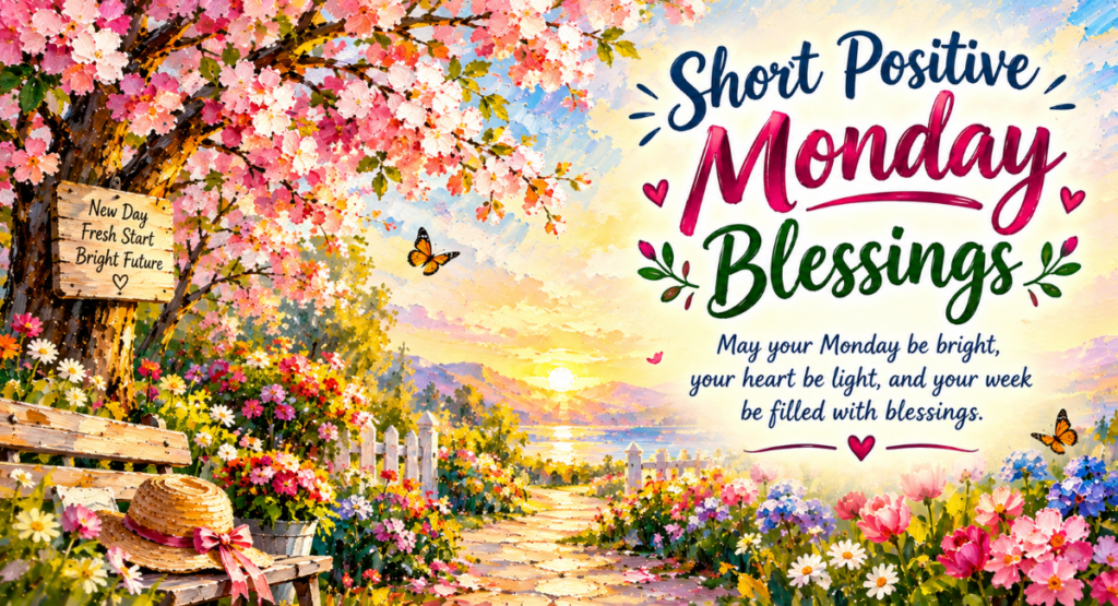 Short Positive Monday Blessings