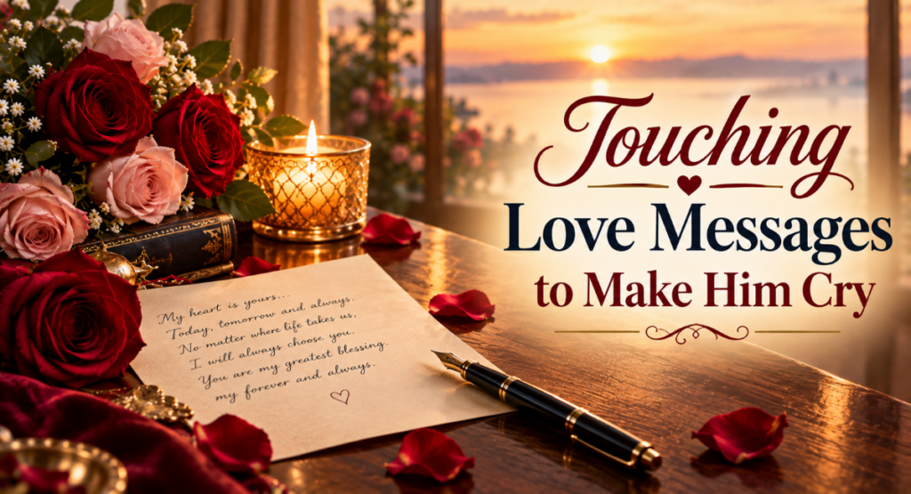 Touching Love Messages to Make Him Cry